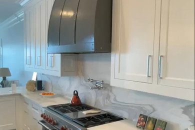 Beach style kitchen photo in Other