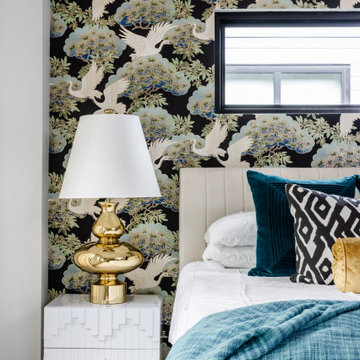 Colorful and Whimsical Master Bedroom