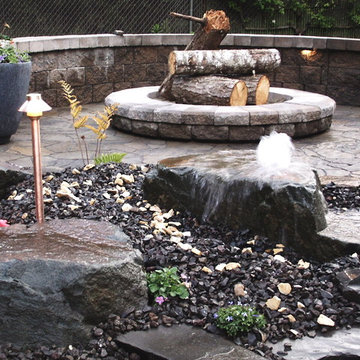 Drilled Fountains Boulder Rocks Pondless waterfeatures