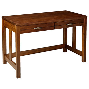 My Home Furnishings Logan Engineered Hard Wood Desk in Driftwood