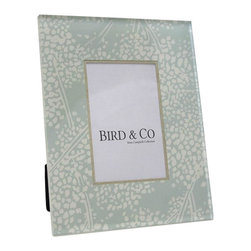 Belle & June - Woodsford Aqua Lucite Photo Frame - Picture Frames