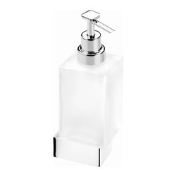 Secret bath - Secret Bath. Glass table soap dispenser. Alice Collection. - Soap & Lotion Dispensers