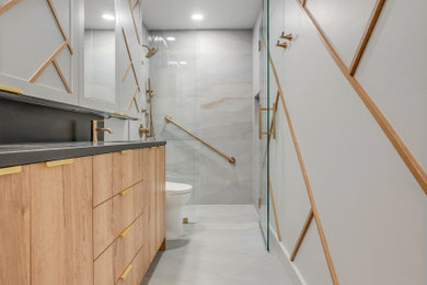 Bathroom - modern bathroom idea in Atlanta