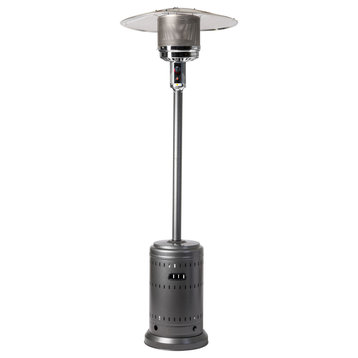 Commerical Patio Heater, Stainless Steel, Hammered Platinum Commercial