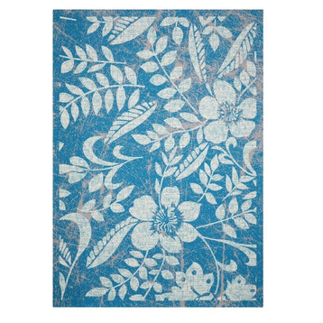 Nourison Coastal Indoor/Outdoor Area Rug, Blue, 10' X 14'