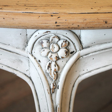 20th Century French Provincial Parquetry Dining Table