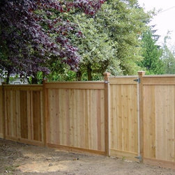 Picture Frame Cedar Fence - Home Fencing And Gates