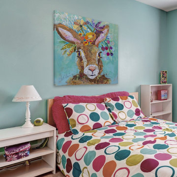 "Bunny" Painting Print on Wrapped Canvas