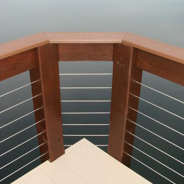 New Two Story Dock With Hip Roof Over a Boat Slip, Maitland FL.