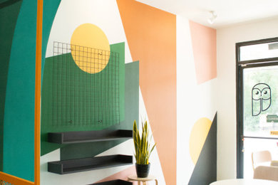 Example of a trendy home design design in Other
