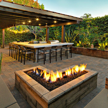 Outdoor Kitchen Featuring Evo Grill