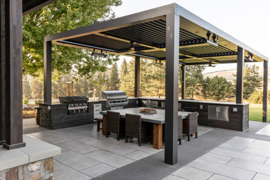 Inspiration for a contemporary patio remodel