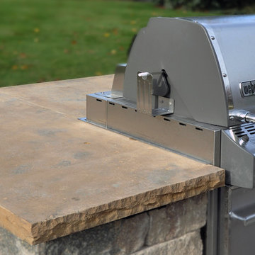 Stone used for outdoor living areas
