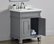 Mission Hills Middleton 28" Bath Vanity With Sink, Gray