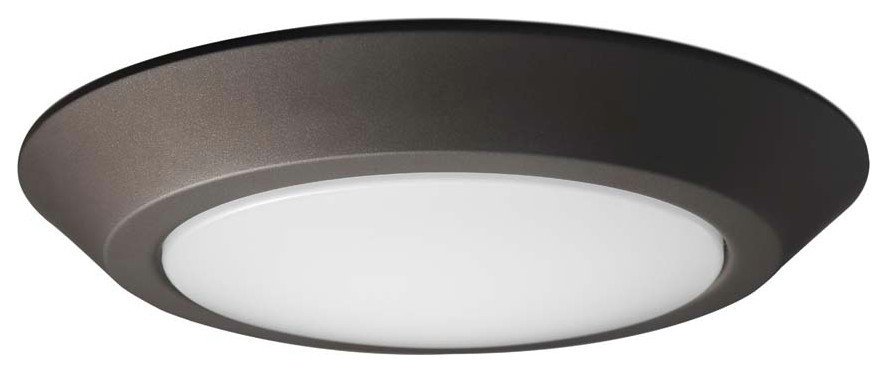 Nuvo Lighting 21.5W 10 In. Led Disc Light - High Lumen Mahogany Bronze ...