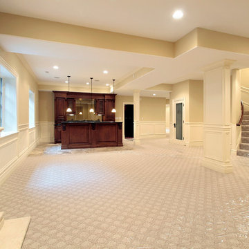 Finished basement carpet