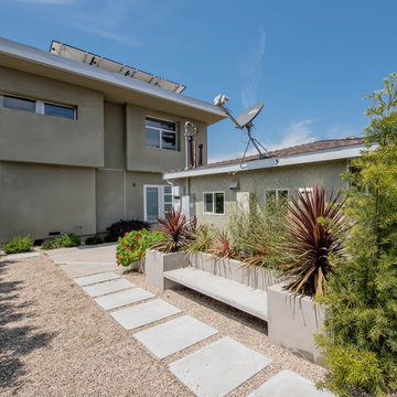 rear yard with detached living unit
