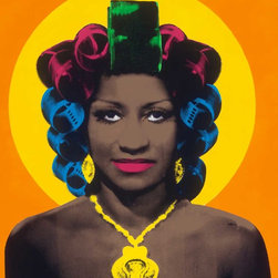 M Tony Peralta, Celia Con Rolos - Fine Art Prints