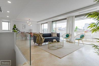 Home Staging en duplex con muebles de alquiler en Chamartin - Madrid