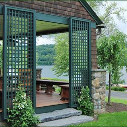 Vinyl Green Lattice Panels - Outdoor Products