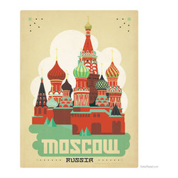 Saint Basil's Cathedral Wall Sticker | Travel Wall Decals | RetroPlanet.com - Products
