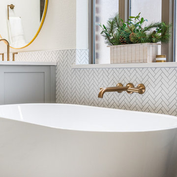 Modern Farmhouse Kitchen, Master Bath Remodel | Prosper, TX