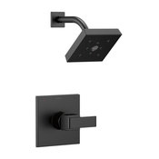 Delta Ara Monitor 14 Series H2Okinetic Shower Trim, Matte Black, T14267-BL