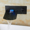 Catania Oil Rubbed Bronze LED Wall Mounted Bathtub Faucet