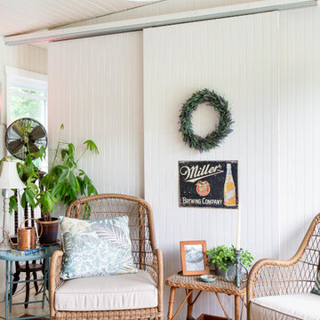 My Houzz: Weathered Pool House Gets a Much-Needed Update