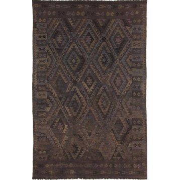 Oriental Kilim Afghan Heritage 10'0"x6'7" Hand Woven Rug