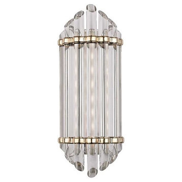 Albion, LED, 8-Light Bath and Vanity, Aged Brass