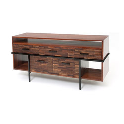 Mid Century Modern Entertainment Center or Sideboard - Buffets And Sideboards