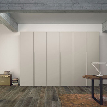 Modern Italian wardrobs, walk-in closets, libraries & wall units.