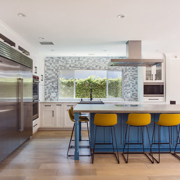 Great room kitchen and living area remodeling in Sherman Oaks