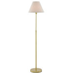 Currey & Company - Dain Floor Lamp - Brighten up a space with the Dain Floor Lamp dazzling nearby. Featuring a stylish antique brass finish, you can cast your room in the best possible light.