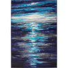 Unique Loom Navy Blue Metro Lakeview Area Rug, 4'x6'
