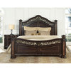 Steve Silver Monte Carlo Rich Cocoa Chocolate Queen Bed Complete