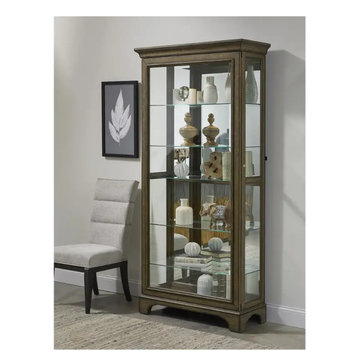 P021768 Pulaski Furniture Accents And Curios Sliding Door Curio