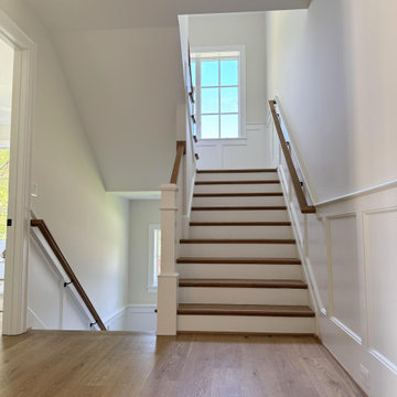 Project #141 | Timeless Switchback Staircase with Traditional Box Newels