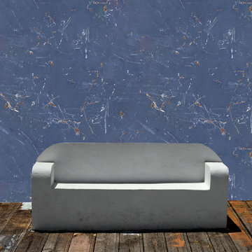 Shipyard. Industrial Collection. Haute Couture Peel & Stick Fabric Wallpaper.