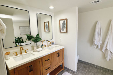 Bathroom - coastal bathroom idea in San Diego