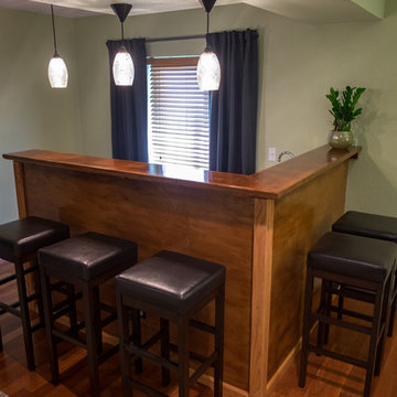 Basement Home Theater & Bar