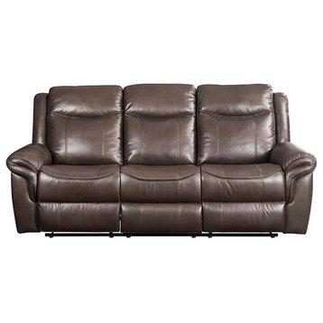Acme Lydia Motion Sofa Brown Leather Aire