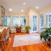 Room separates kitchen and another room