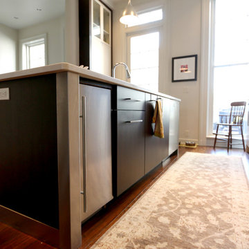Custom Island with Built In Ice Maker