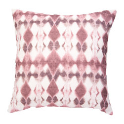 Shibori Cushions Lucy Diamonds Rose - Decorative Cushions