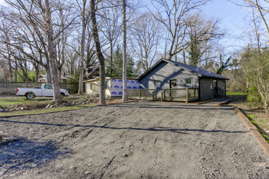 Example of an exterior home design in Atlanta