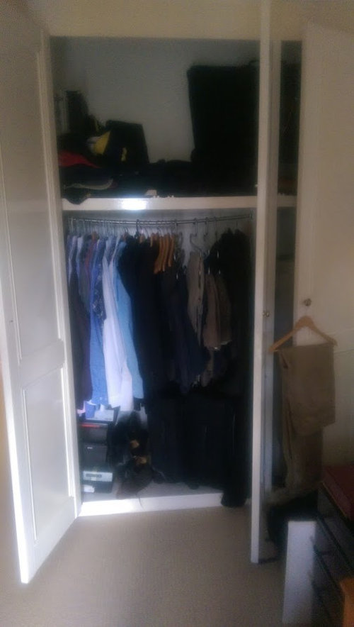 Interior Wardrobe Makeover Before and After Houzz AU