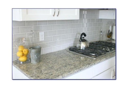 light gray subway tile for kitchen backsplash