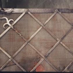 hand forged firescreen #2 - Fireplace Accessories
